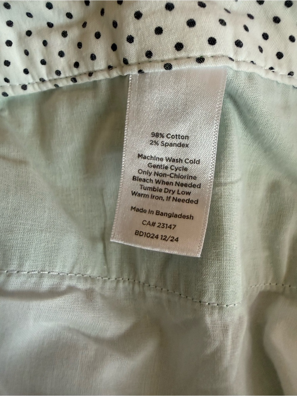 Talbots Slim Leg Perfect Skimmer Ankle Pants Sz 18 Kelly Green High Rise Preppy - Picture 6 of 6